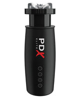 PDX Elite Rechargeable Motorbator 2 Masturbator - Pussy - Clear/Black