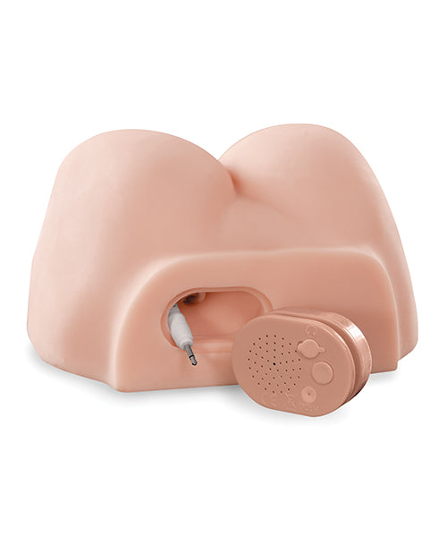 PDX Male Dirty Talk Rechargeable Interactive Bad Boy Masturbator - Butt and Cock - Vanilla