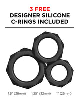 PDX Elite Moto Bator X Rechargeable Masturbator - Black