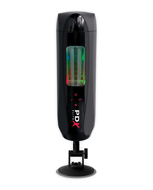 PDX Elite Ultimate Milker 2 Rechargeable Masturbator - Black/Clear