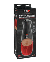 PDX Elite Fuck-O-Matic  Pro XL Pussy Stroker - Brown