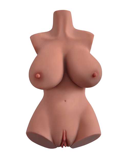PDX Plus Perfect 10 Torso Realistic Body Masturbator - Caramel