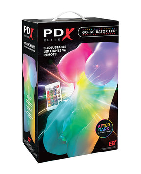 PDX Elite Go-Go Bator LED Mega Masturbator - Frosted