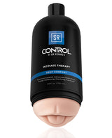 Sir Richard`s Control Intimate Therapy-Deep Comfort Masturbator - Oral - Black/Vanilla