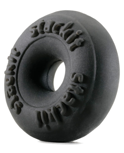 Perfect Fit Stackit SilaSkin Cock Ring - Black