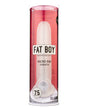 Perfect Fit Fat Boy Micro Ribbed Sheath 7.5" - Clear