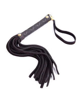 Plesur Mini Leather Flogger - Black