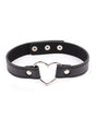 Plesur PVC Heart Connector Choker - Black