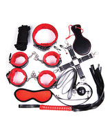 Plesur Deluxe Bondage Kit - Black/Red