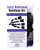 Plesur Fuzzy Bedroom Bondage Kit - Black