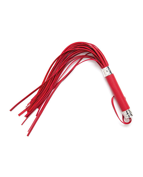 Plesur 18" Vegan Leather Flogger - Red