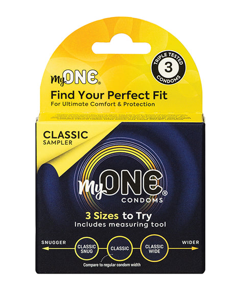 My One Classic Sampler Condoms - Pack of 3