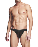 Prowler RED Fishnet Ass-less Brief - Black MD