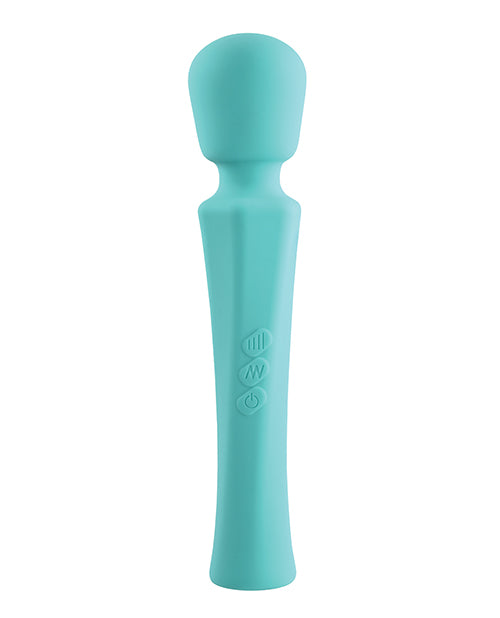 Rock Candy Sweetensity Rechargeable Silicone Vibrating Wand - Blue