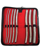 Rouge Stainless Steel Hegar 8 pc Dilator Set