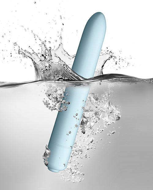 SugarBoo Sugar Blue Bullet Vibrator 5.5in - Aqua