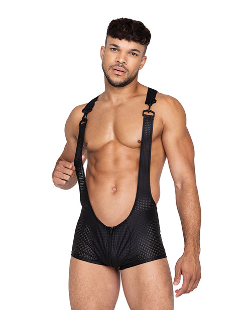 Master Singlet w/Hook & Ring Closure & Contoured Zipper Pouch Black LG