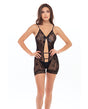  Rene Rofe After Party Bodysuit Black O/S