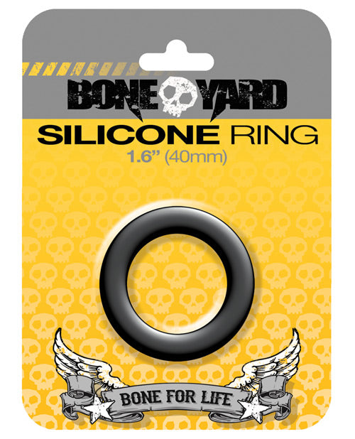 Boneyard 1.6" Silicone Ring - Black