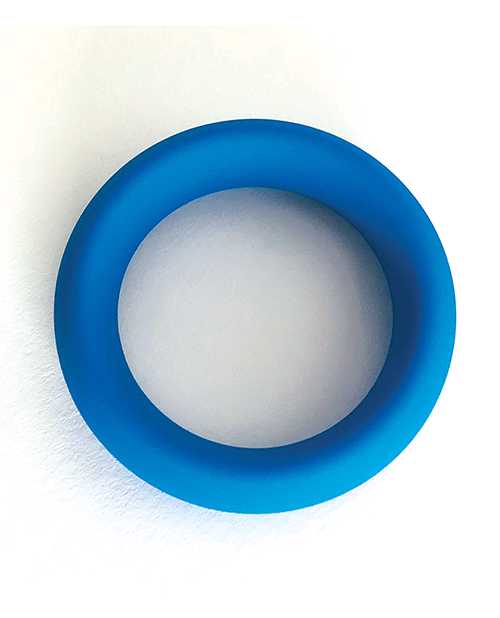 Boneyard Meat Rack Beef Up Bulge Ring 3X Silicone Cock Ring - Blue