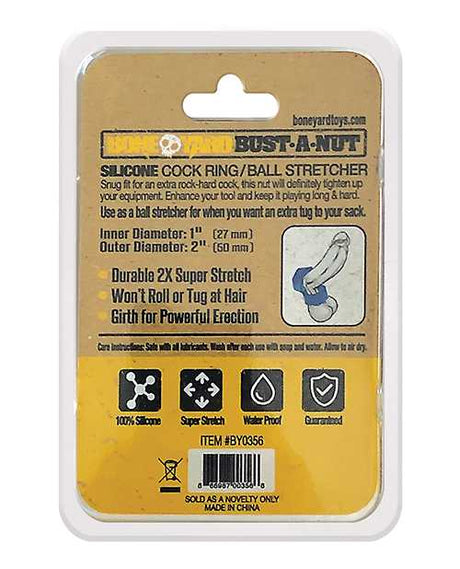 Boneyard Bust A Nut 2X Stretch Silicone Ball Stretcher - Blue