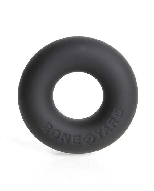 Boneyard Ultimate Silicone Cock Ring 2in - Black