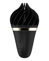 Satisfyer Sweet Treat Silicone Clitoral Vibrator - Black/Gold