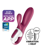 Satisfyer Hot Bunny Warming Rabbit Vibrator - Magenta