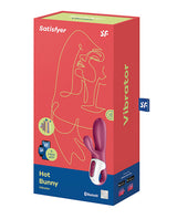 Satisfyer Hot Bunny Warming Rabbit Vibrator - Magenta