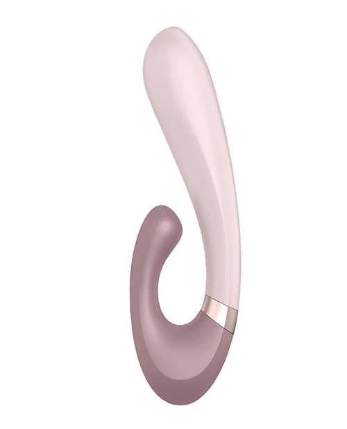 Satisfyer Heat Wave Silicone Warming Rabbit Vibrator - Mauve