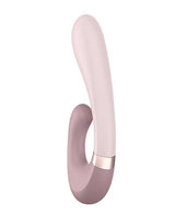 Satisfyer Heat Wave Silicone Warming Rabbit Vibrator - Mauve