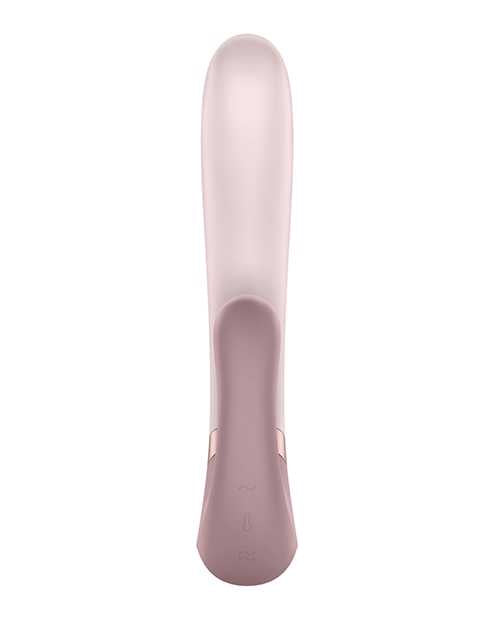 Satisfyer Heat Wave Silicone Warming Rabbit Vibrator - Mauve