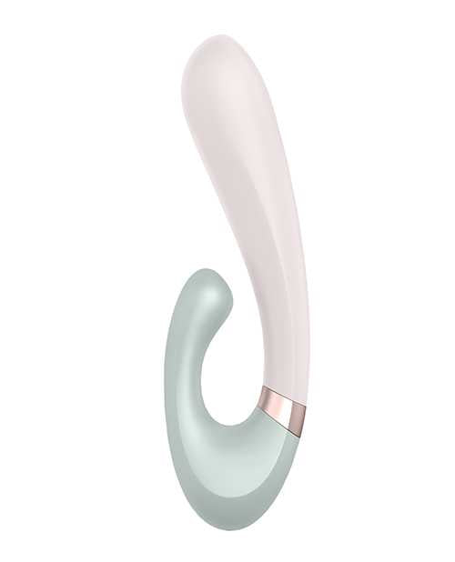 Satisfyer Heat Wave Silicone Warming Rabbit Vibrator - Mint