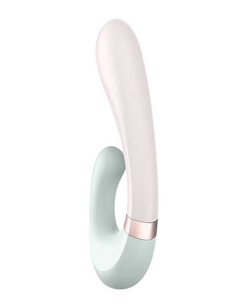 Satisfyer Heat Wave Silicone Warming Rabbit Vibrator - Mint