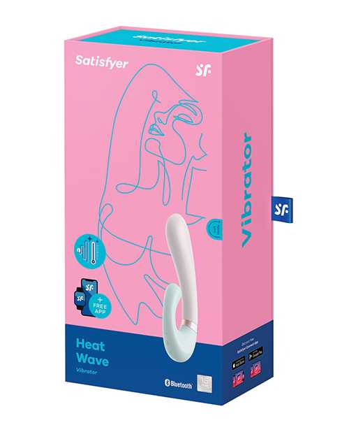 Satisfyer Heat Wave Silicone Warming Rabbit Vibrator - Mint