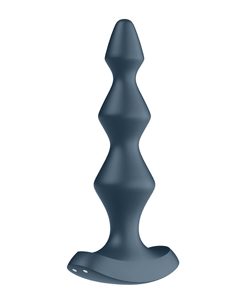 Satisfyer Lolli-Plug 1 Silicone Beaded Anal Plug - Dark Teal