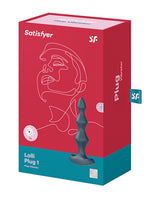 Satisfyer Lolli-Plug 1 Silicone Beaded Anal Plug - Dark Teal