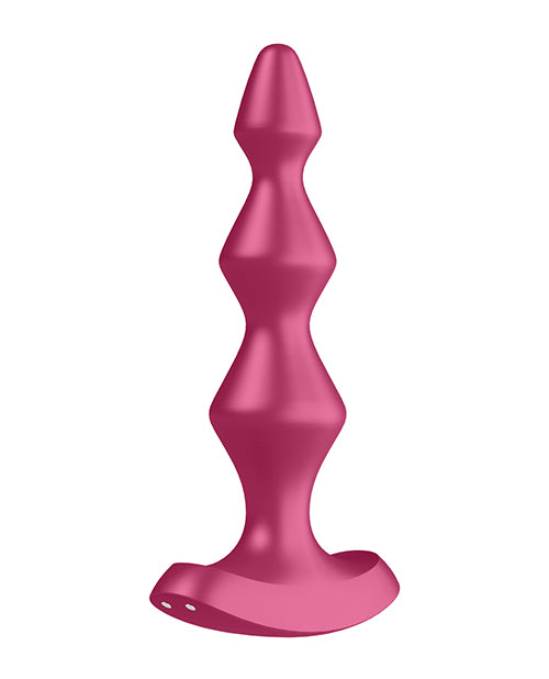 Satisfyer Lolli-Plug 1 Silicone Beaded Anal Plug - Fuchsia