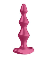 Satisfyer Lolli-Plug 1 Silicone Beaded Anal Plug - Fuchsia