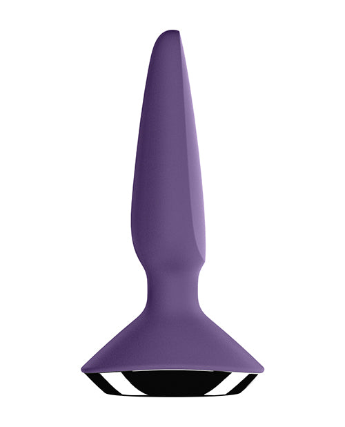 Satisfyer Plug-ilicious 1 Silicone Vibrating Anal Plug - Purple