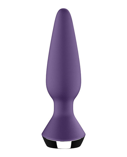 Satisfyer Plug-ilicious 1 Silicone Vibrating Anal Plug - Purple