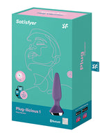 Satisfyer Plug-ilicious 1 Silicone Vibrating Anal Plug - Purple