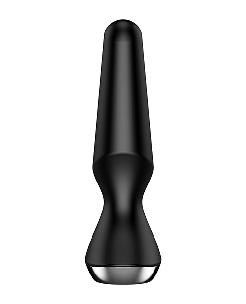 Satisfyer Plug-ilicious 2 Silicone Vibrating Anal Plug - Black