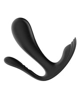 Satisfyer Top Secret+ Connect App Rechargeable Silicone Wearable Vibrator - Black