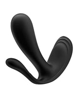 Satisfyer Top Secret+ Connect App Rechargeable Silicone Wearable Vibrator - Black