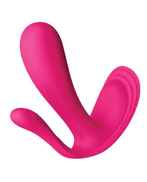 Satisfyer Top Secret+ Connect App Rechargeable Silicone Wearable Vibrator - Pink