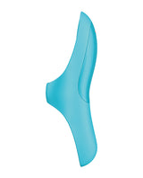 Satisfyer Teaser Rechargeable Silicone Finger Vibrator - Blue