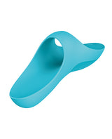 Satisfyer Teaser Rechargeable Silicone Finger Vibrator - Blue