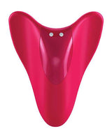 Satisfyer High Fly Silicone Rechargeable Hand Massager - Red