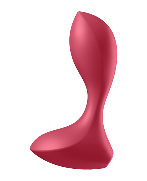 Satisfyer Backdoor Lover Silicone Vibrating Anal Plug - Red